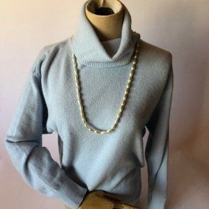 Pearl Drop Necklace - NWT Copper Chain and Clasp